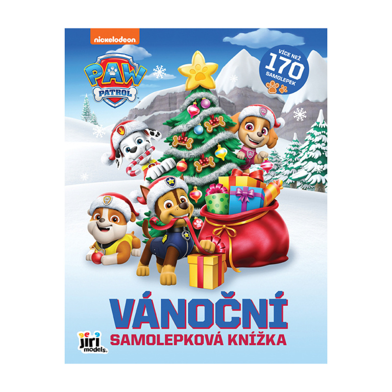 Vánoční samolepková knížka Tlapková Patrola - kniha z kategorie Samolepky