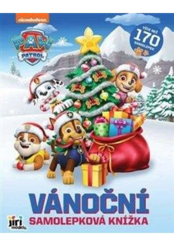 Vánoční samolepková knížka Tlapková Patrola - kniha z kategorie Samolepky