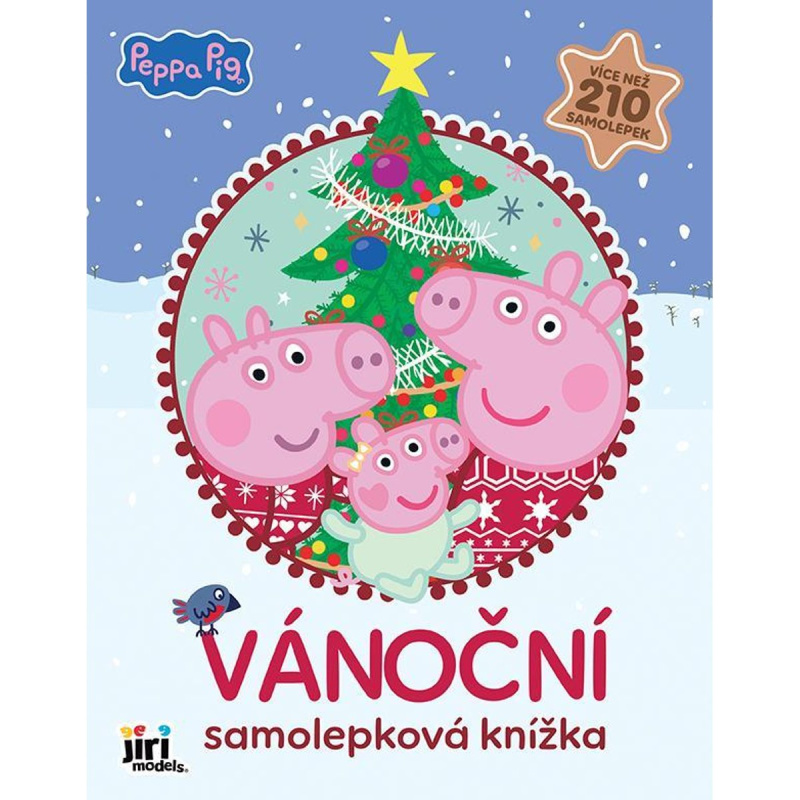 JIRI MODELS Vánoční samolepková knížka Prasátko Peppa