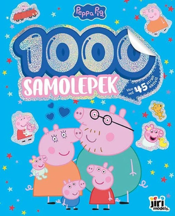 1000 samolepek s aktivitami: Prasátko Peppa - kniha z kategorie Omalovánky, vystřihovánky, papír