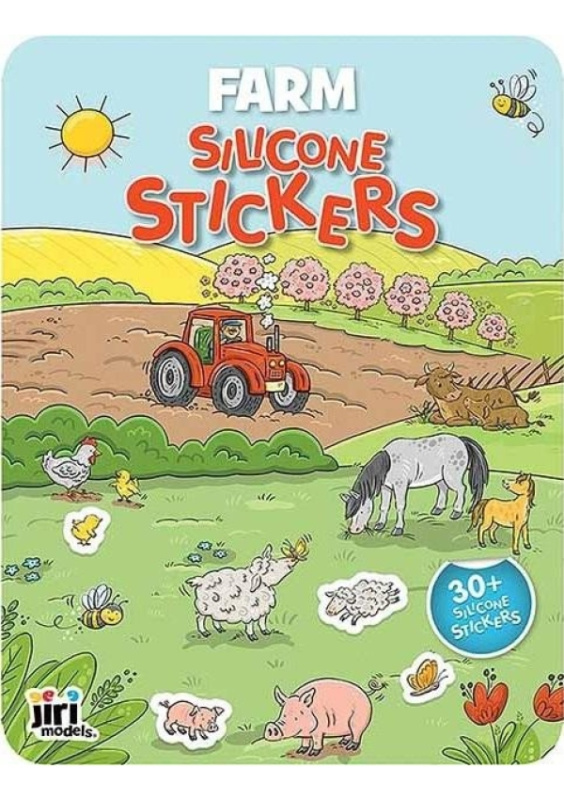 Hra se silikonovými samolepkami Farma