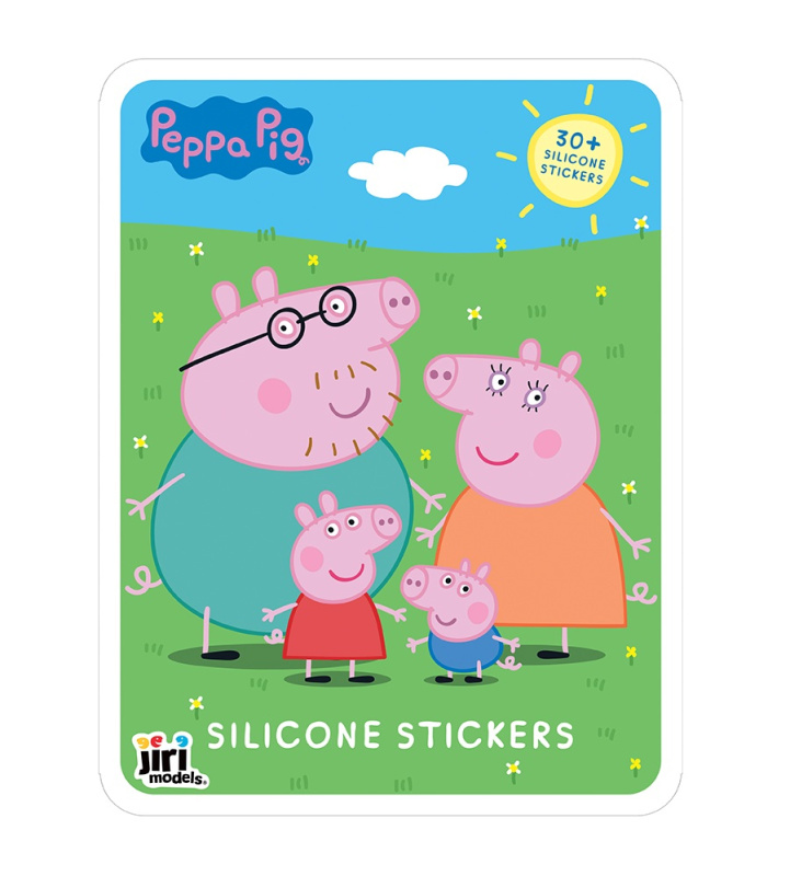 Hra se silikonovými samolepkami Prasátko Peppa