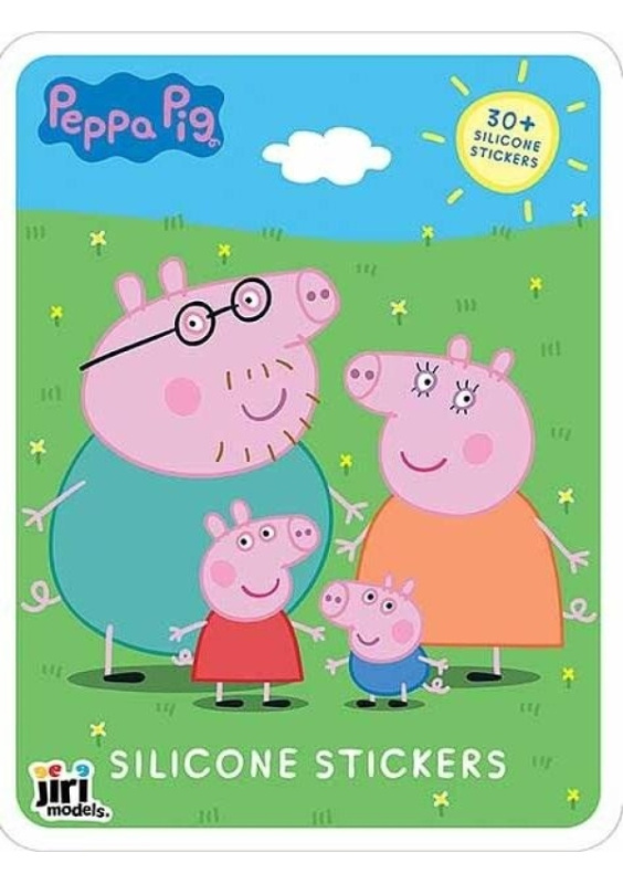 Hra se silikonovými samolepkami Prasátko Peppa