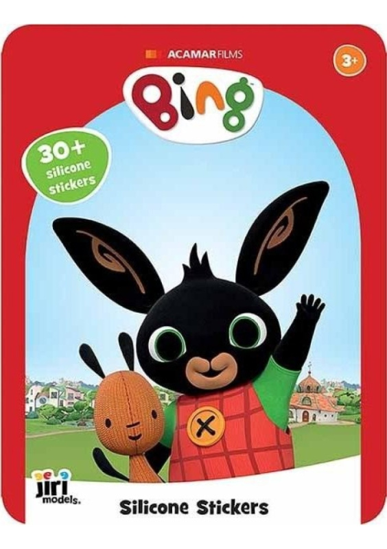 Hra se silikonovými samolepkami Bing - kniha z kategorie Úkoly pro děti