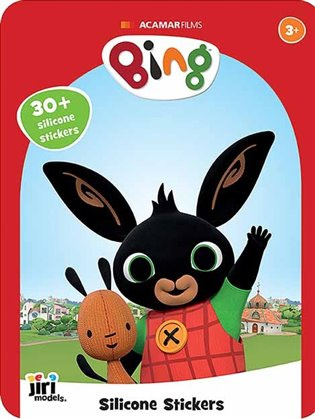 Hra se silikonovými samolepkami Bing - kniha z kategorie Úkoly pro děti