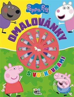 Omalovánky s voskovkami Prasátko Peppa