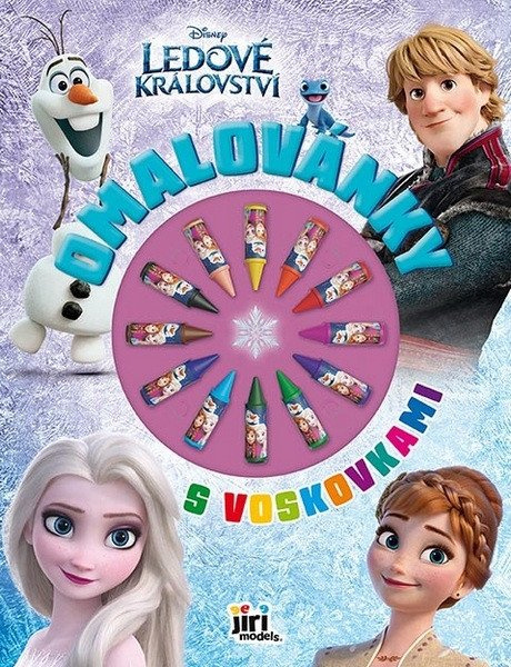 Omalovánky s voskovkami: Ledové království
