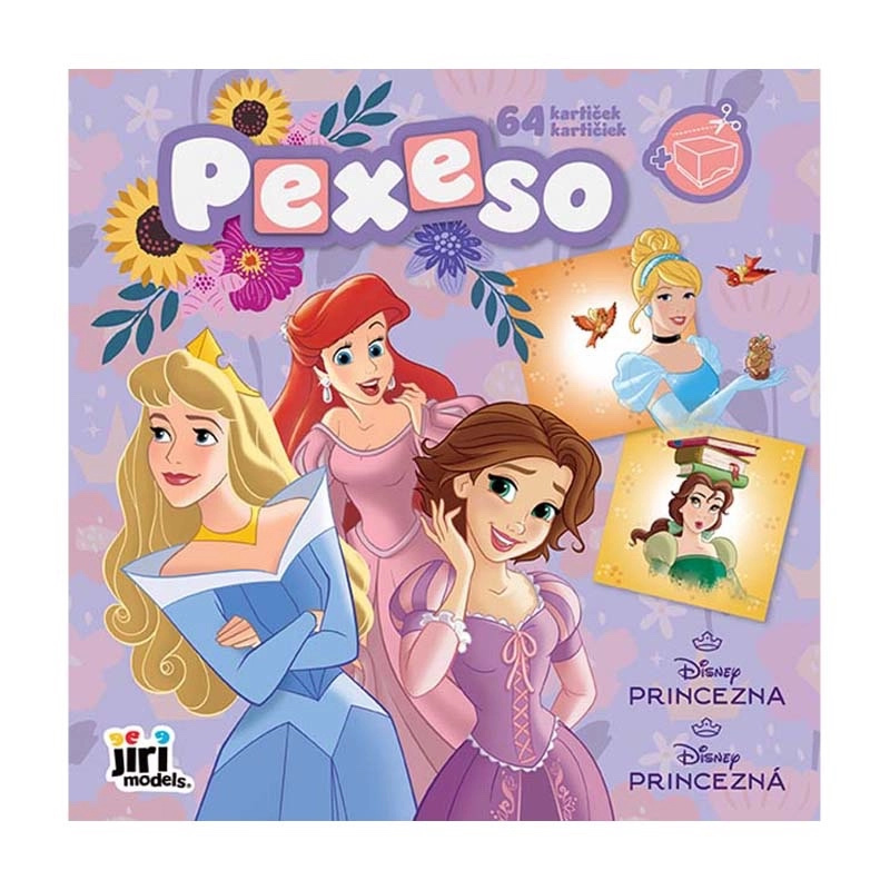 Pexeso v sešitu Disney Princezny