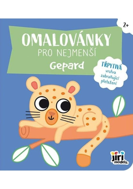 Omalovánky pro nejmenší Gepard