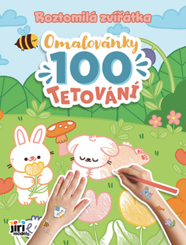 Omalovánky a 100 tetování Roztomilá zvířátka