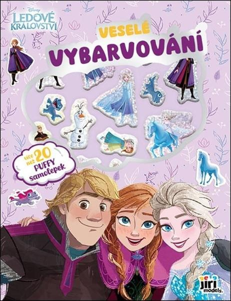 Veselé vybarvování se super samolepkami Ledové království - kniha z kategorie Omalovánky, vystřihovánky, papír