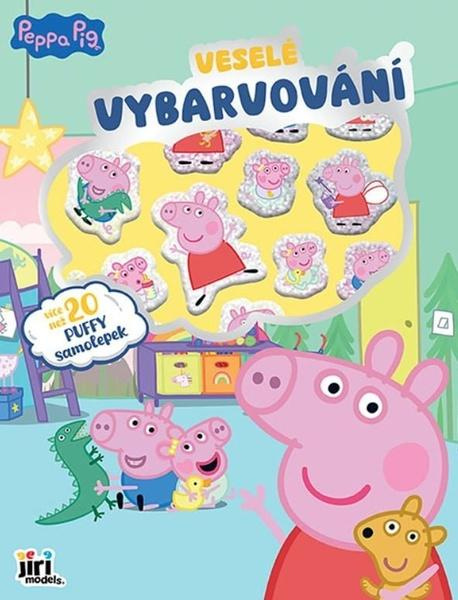 Veselé vybarvování se super samolepkami Prasátko Peppa - kniha z kategorie Omalovánky, vystřihovánky, papír