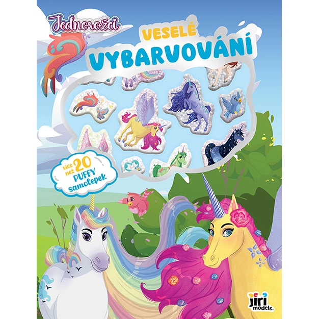 Veselé vybarvování se super samolepkami: Jednorožci
