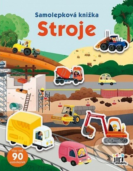Samolepková knižka Stroje - kniha z kategorie Samolepky