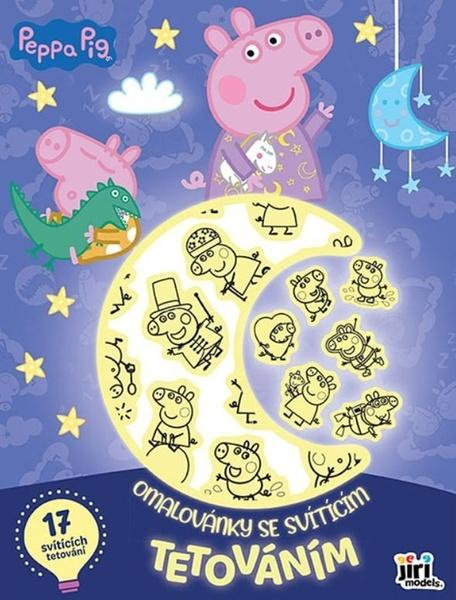 Omalovánky se svítícím tetováním Prasátko Peppa - kniha z kategorie Omalovánky, vystřihovánky, papír