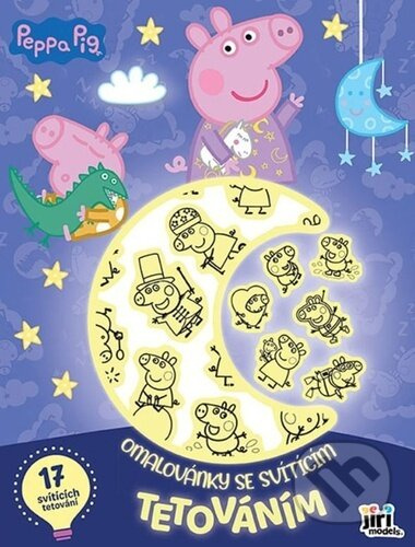 Omalovánky se svítícím tetováním Prasátko Peppa - kniha z kategorie Omalovánky, vystřihovánky, papír