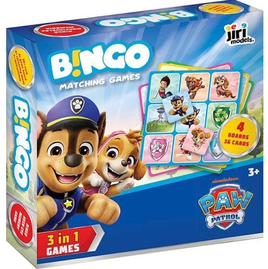 Bingo TLAPKOVÁ PATROLA – dětská společenská hra