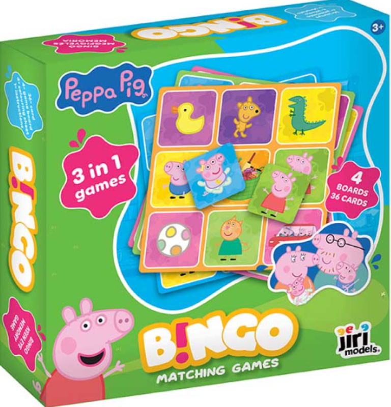 Hra bingo PRASÁTKO PEPPA