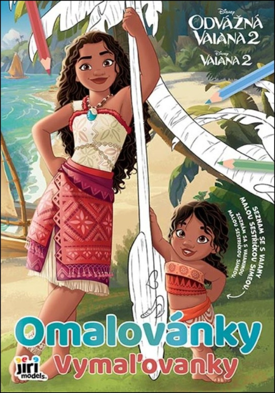Jiri Models Omalovánky A4 Vaiana 2