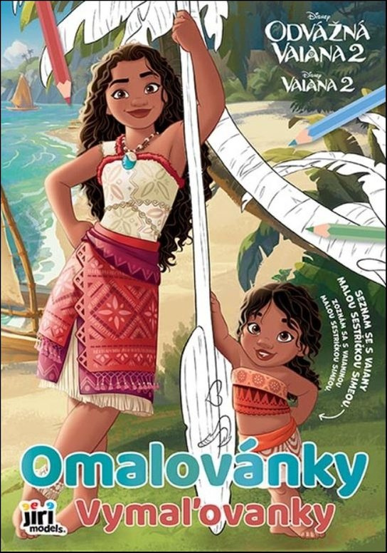 Jiri Models Omalovánky A4 Vaiana 2