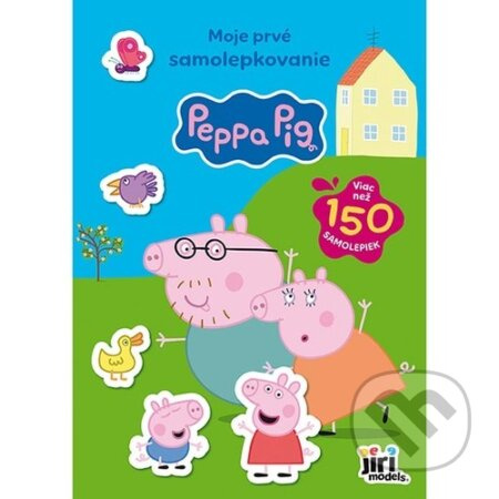 Moje prvé samolepkovanie Prasiatko Peppa - kniha z kategorie Omalovánky, vystřihovánky, papír