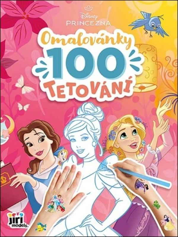 Omalovánky a 100 tetování Disney Princezny