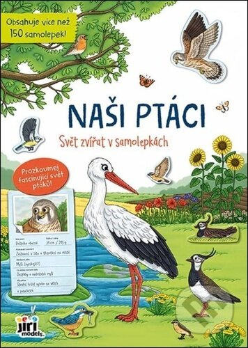 Svět zvířat v samolepkách Naši ptáci - kniha z kategorie Omalovánky, vystřihovánky, papír