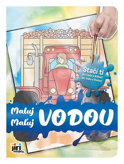 Maluj vodou Traktory