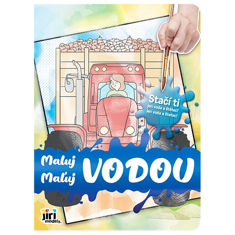 Maluj vodou Traktory