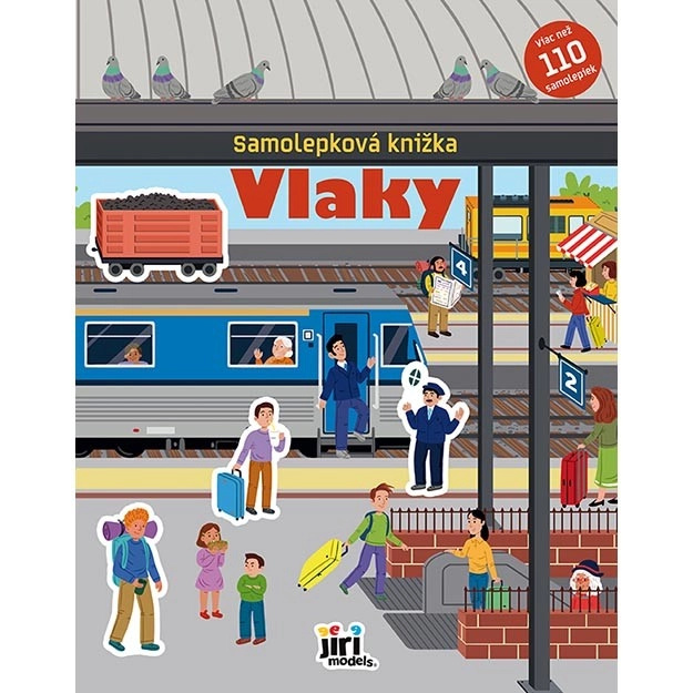 Samolepková knižka: Vlaky - kniha z kategorie Samolepky