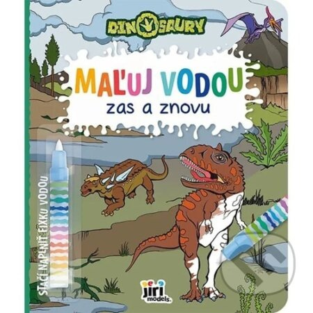 Maluj vodou znovu a znovu – dinosauři