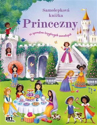 Velká samolepková knížka Princezny - kniha z kategorie Omalovánky, vystřihovánky, papír