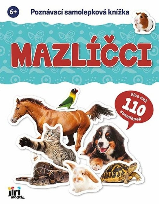 Poznávací samolepková knížka: Mazlíčci (Více než 110 samolepek)