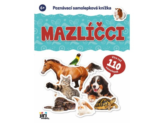 Poznávací samolepková knížka: Mazlíčci (Více než 110 samolepek)