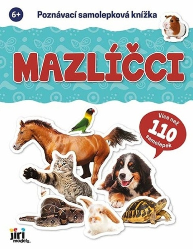 Poznávací samolepková knížka: Mazlíčci (Více než 110 samolepek)