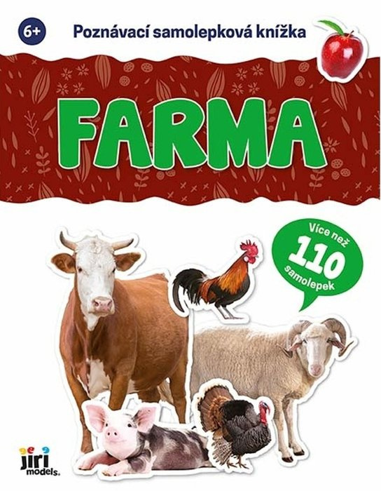 Poznávací samolepková knížka: Farma (Více než 110 samolepek)