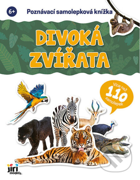 Poznávací samolepková knížka: Divoká zvířata (Více než 110 samolepek)