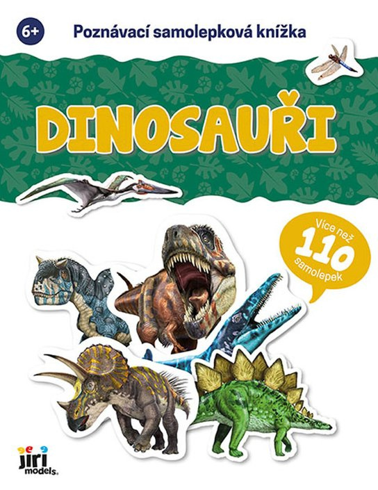 Poznávací samolepková knížka: Dinosauři (Více než 110 samolepek)