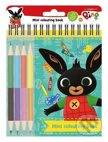 Bing - Mini omalovánky s pastelkami - kniha z kategorie Omalovánky