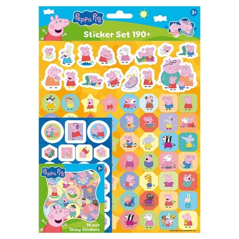 Samolepkový set 190+ Prasátko Peppa