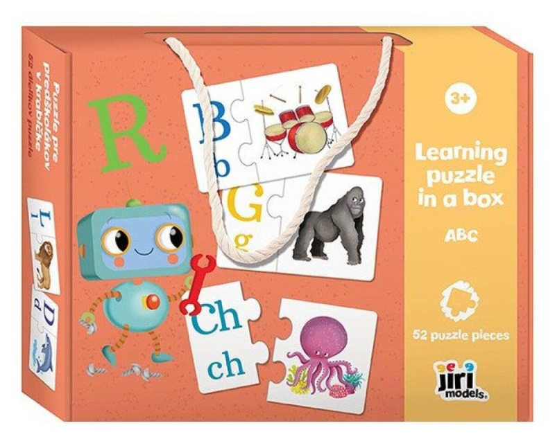 Puzzle pro předškoláky v krabičce ABC JIRI MODELS a. s.