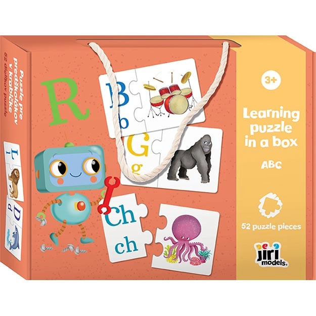 Puzzle pro předškoláky v krabičce ABC JIRI MODELS a. s.