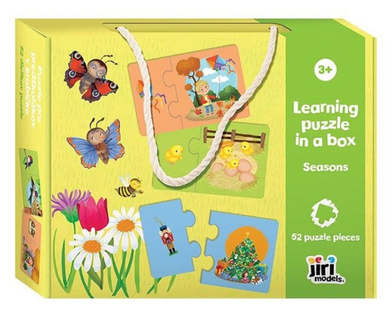Puzzle pro předškoláky v krabičce Roční období JIRI MODELS a. s.
