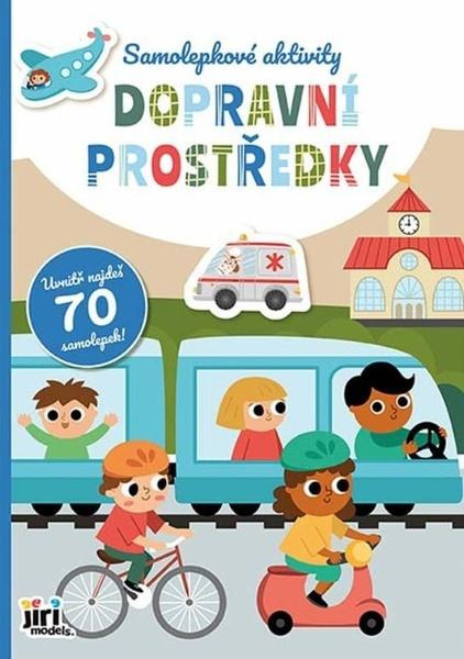 Samolepkové aktivity Dopravní prostředky - kniha z kategorie Omalovánky, vystřihovánky, papír