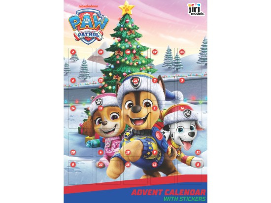 Adventní kalendář se samolepkami Tlapková patrola
