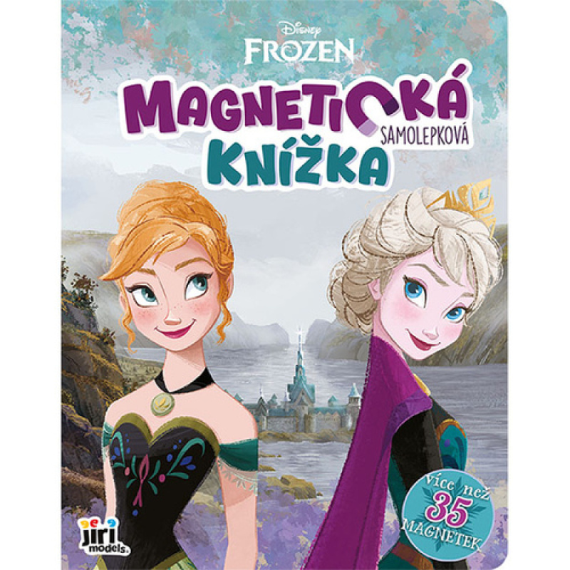 Magnetická samolepková knížka Ledové království - 1 kus