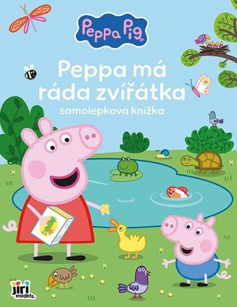 Velká samolepková knížka Peppa má ráda zvířátka - kniha z kategorie Omalovánky, vystřihovánky, papír