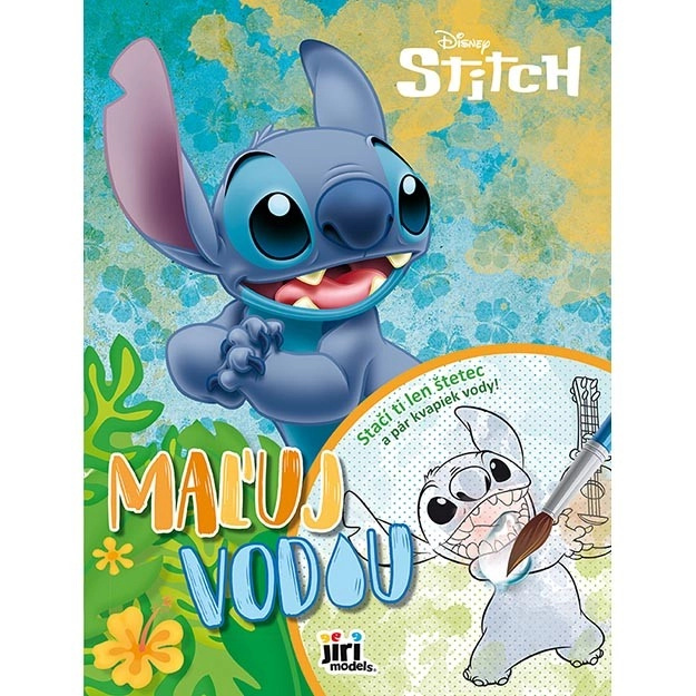 Maľuj vodou A4 Stitch - kniha z kategorie Omalovánky