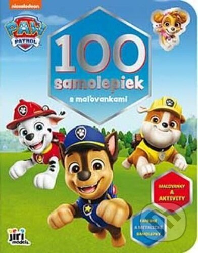 100 samolepek s omalovánkami PAW PATROL