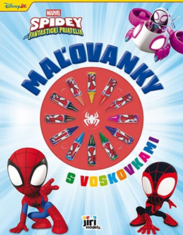 Maľovanky s voskovkami Spidey